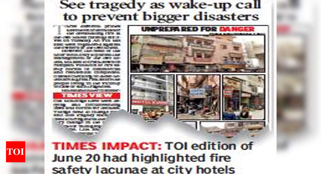 Fire Safety Lda To Crack Down On Hotels Flouting Fire Safety Norms