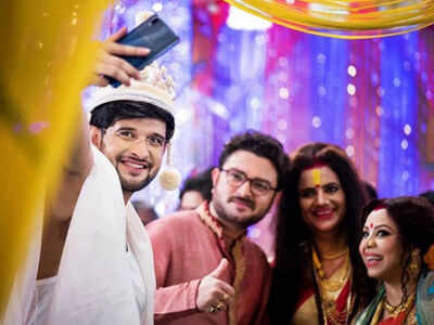Actor Neel Bhattacharya of 'Krishnakoli' fame shares behind-the-scenes fun; See the pic