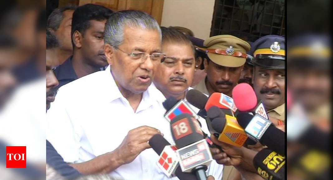 Cm Pinarayi Vijayan Kerala Cm Leaves Without Speaking To Media After