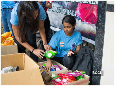 Students get together and contribute for flood relief in Kerala