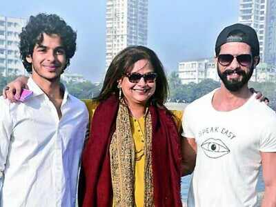 Shahid Kapoor's mother Neelima Azeem: My elder son's family is now complete.