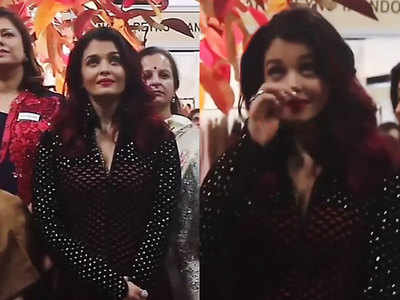 Watch Aishwarya Rai Bachchan Gets Emotional During The National Anthem