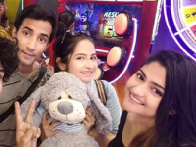Aindrila Sharma and Shreema Bhattacharjee have a blast; see pic