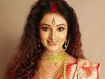 Picture: Bhojpuri actress Mani Bhattacharya shares her Navratri look