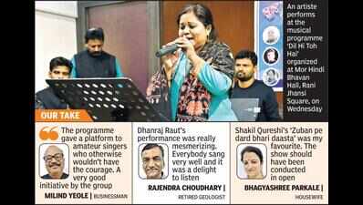 Amateur singers take trip down memory lane with ‘Dil Hi Toh Hai’