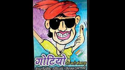 Rajasthan assembly elections 2018: Fictional cartoon ‘Gotiyo’ attracts electorate in style