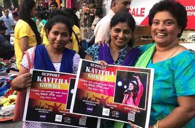 Kavitha Gowda mother campaigns for daughter’s success in Bigg Boss