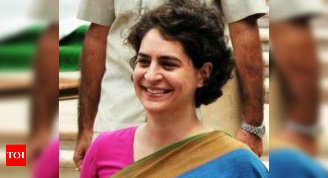 Priyanka Gandhi On Two Day Visit To Amethi From Monday Times Of India