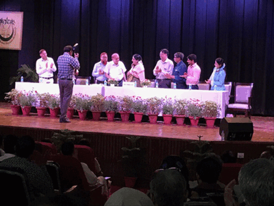 JMI VC interacts with teachers of the university