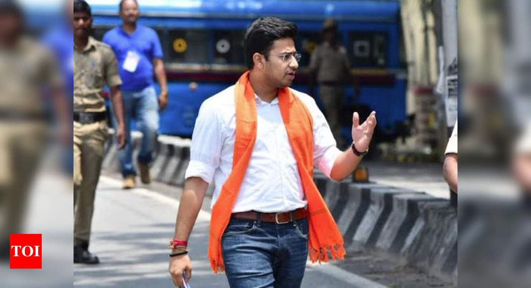 Tejasvi Surya Bengaluru South Bjp Candidate Tejasvi Surya Leads Says