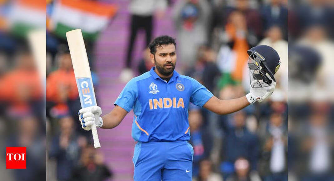 Icc World Cup Rohit Sharma Hits Rd Odi Century Surpasses