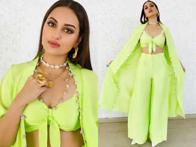 Sonakshi Sinha wore the SEXIEST green outfit ever and internet is melting