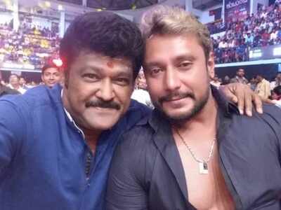 Jaggesh appreciates Darshan’s work in 'Kurukshetra'