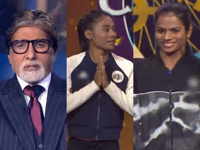 Kaun Banega Crorepati update, November 1: Big B welcomes The Golden Girls of India, Dutee Chand and Hima Das in the Karamveer episode