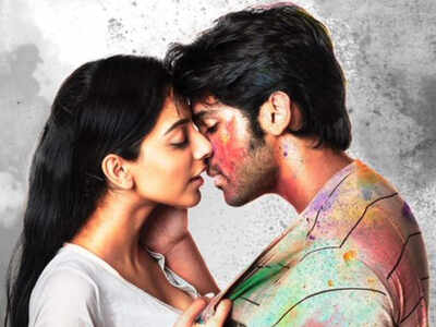 Dhruv Vikram and Banita Sandhu share a kiss in the sneak peek from Adithya Varma