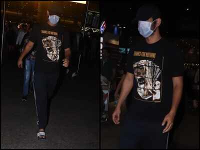 PHOTOS: Sushant Singh Rajput is hard to recognise in these masked pics