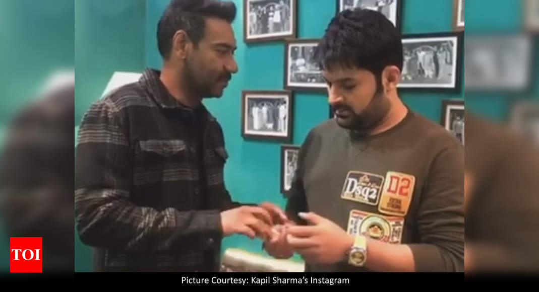 Watch Video Kapil Sharma Promotes Ajay Devgn S Tanhaji The Unsung