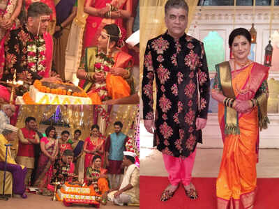 Aggabai Sasubai: Aajoba to perform Kanyadaan and Shubhra to turn a Karavli in Asawari and Abhijit's wedding; see pics