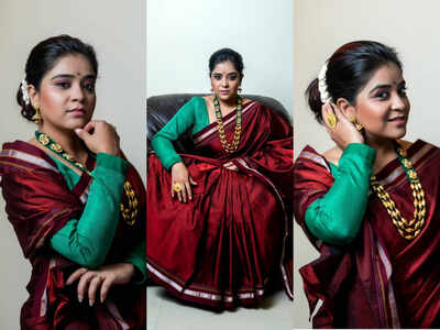Bigg Boss Marathi 2 fame Neha Shitole amps up her desi look; see pic