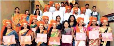 Convocation ceremony at Sanghavi College