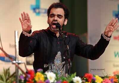 Classical vocalist Rahul Deshpande performed in the city