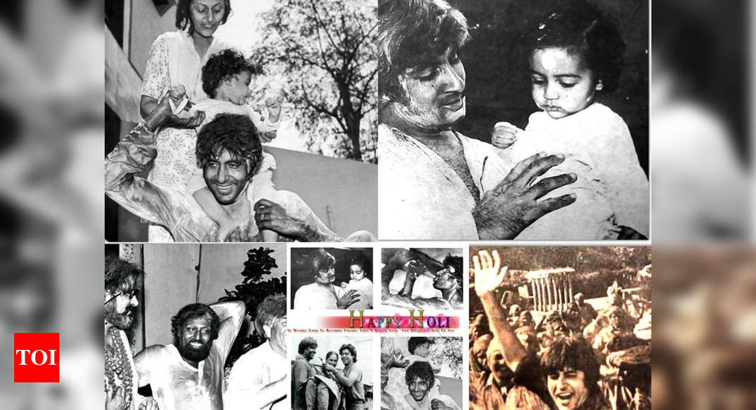 Amitabh Bachchan Shares Priceless Throwback Pictures From The Holi