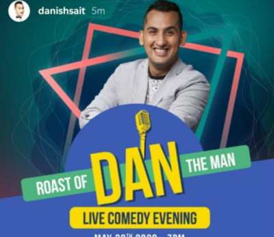 Time to laugh out loud with Danish Sait