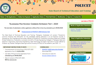 TS POLYCET & TSRJC CET 2020 application date extended; check revised exam schedule here