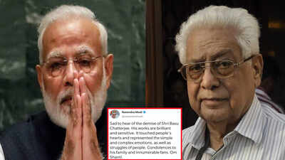 Prime Minister Narendra Modi mourns filmmaker Basu Chatterjee's death, writes, 'his work touched people's hearts'