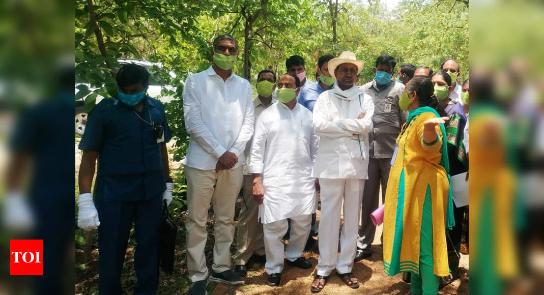 Haritha Haram Telangana CM Launches Sixth Phase Of Haritha Haram