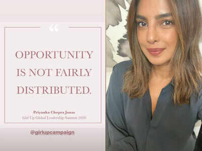 Priyanka Chopra does her bit to empower women; shares her thoughts on ‘privilege’ and ‘opportunity’