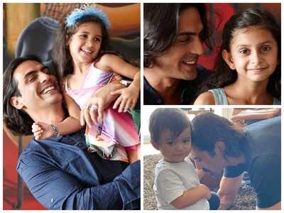 Arjun Rampal shares adorable pictures of his kids; says 'Blessed to have these angels'