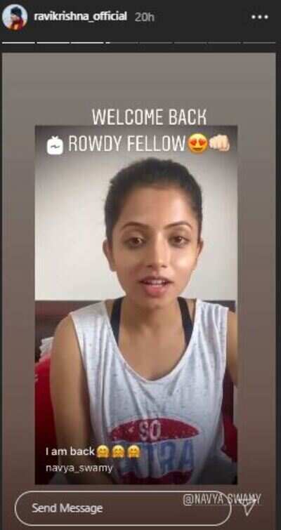 Navya Swamy on her recovery from COVID-19: Corona is curable but prevention is better than cure