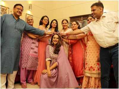 Prachi Tehlan’s pre-wedding celebration is on full swing; see pictures