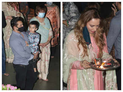Photos: Salman Khan, Iulia Vantur, Daisy Shah, and others attend Arpita Khan's Ganpati visarjan