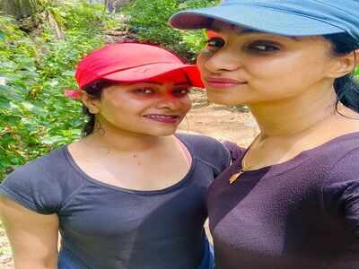 Kavitha Gowda continues her trekking expeditions; goes to Konaje Kallu near Mangaluru