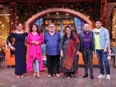 The cast of India’s first family drama – Hum Log on the sets of The Kapil Sharma Show