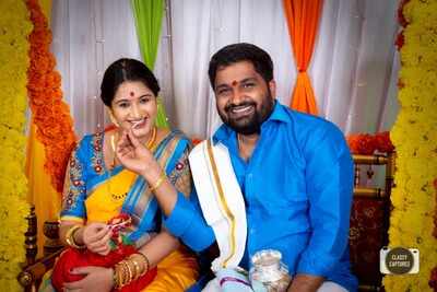 Apeksha Purohit’s Seemantha ceremony held in a traditional North Karnataka style