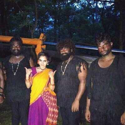 Ashwini shoots fight sequences inside a forest