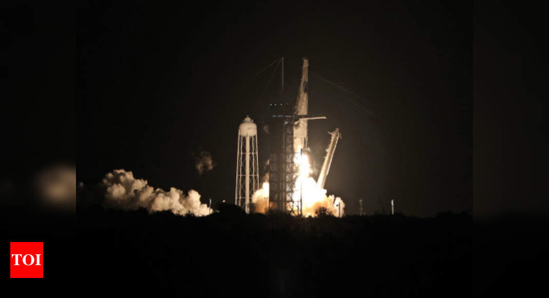 SpaceX Rocket Carrying Four Astronauts Successfully Takes Off Times