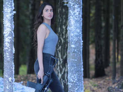 Malvika Raaj unveils her powerful first look from debut film 'Squad'