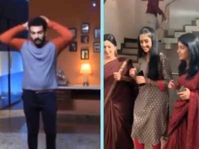Nammane Yuvarani's Namratha aka Prakruthi's off-screen fun with co-stars in this BTS video is unmissable, watch