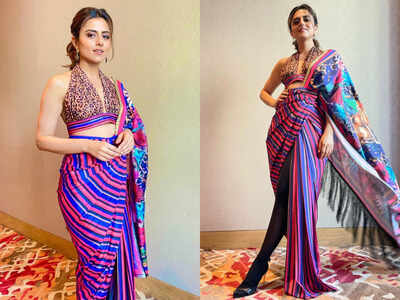 Ridhi Dogra's sari with a twist is worth a dekko