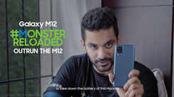 Samsung Galaxy M12| Angad Bedi gives his best in the #MonsterReloaded challenge – Outrun the M12