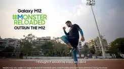 Samsung Galaxy M12| Angad Bedi gives his best in the #MonsterReloaded challenge – Outrun the M12