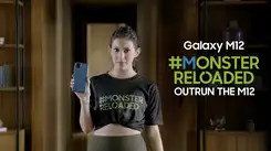 Samsung Galaxy M12| Amyra Dastur takes on the #MonsterReloaded challenge at 67% Description