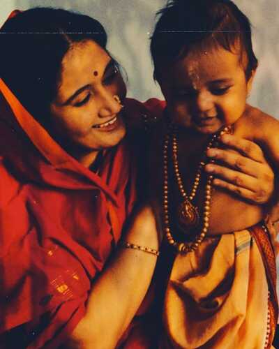 Pavan Wadeyar dresses his kid as Sri Rama for Sri Rama Navami