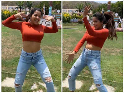Monalisa grooves to Vijay's 'Vaathi Coming'; watch video