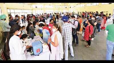At vax centres, people flirt with virus danger