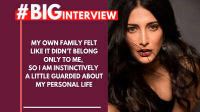 #BigInterview! Shruti Haasan: My own family felt like it didn’t belong only to me, so I am instinctively a little guarded about my personal life